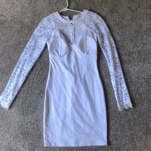 White Long Sleeve Dress
